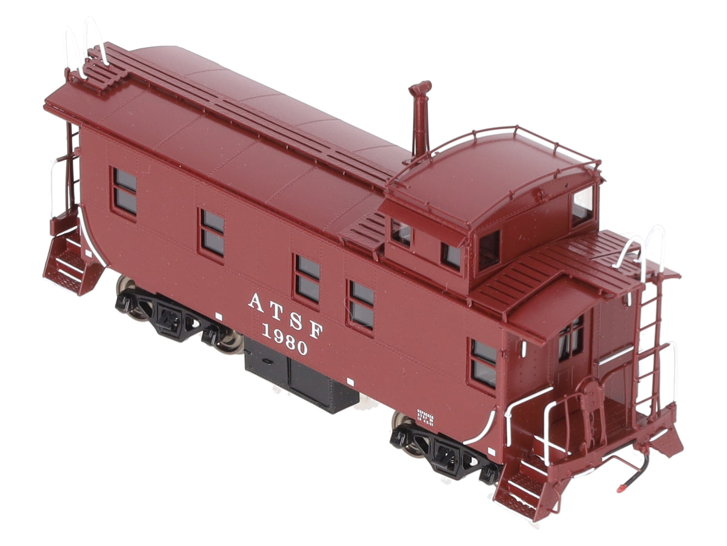 Pecos River Brass 2711P BRASS HO Scale Santa Fe Rebuild Caboose #1980- F/P LN/Box