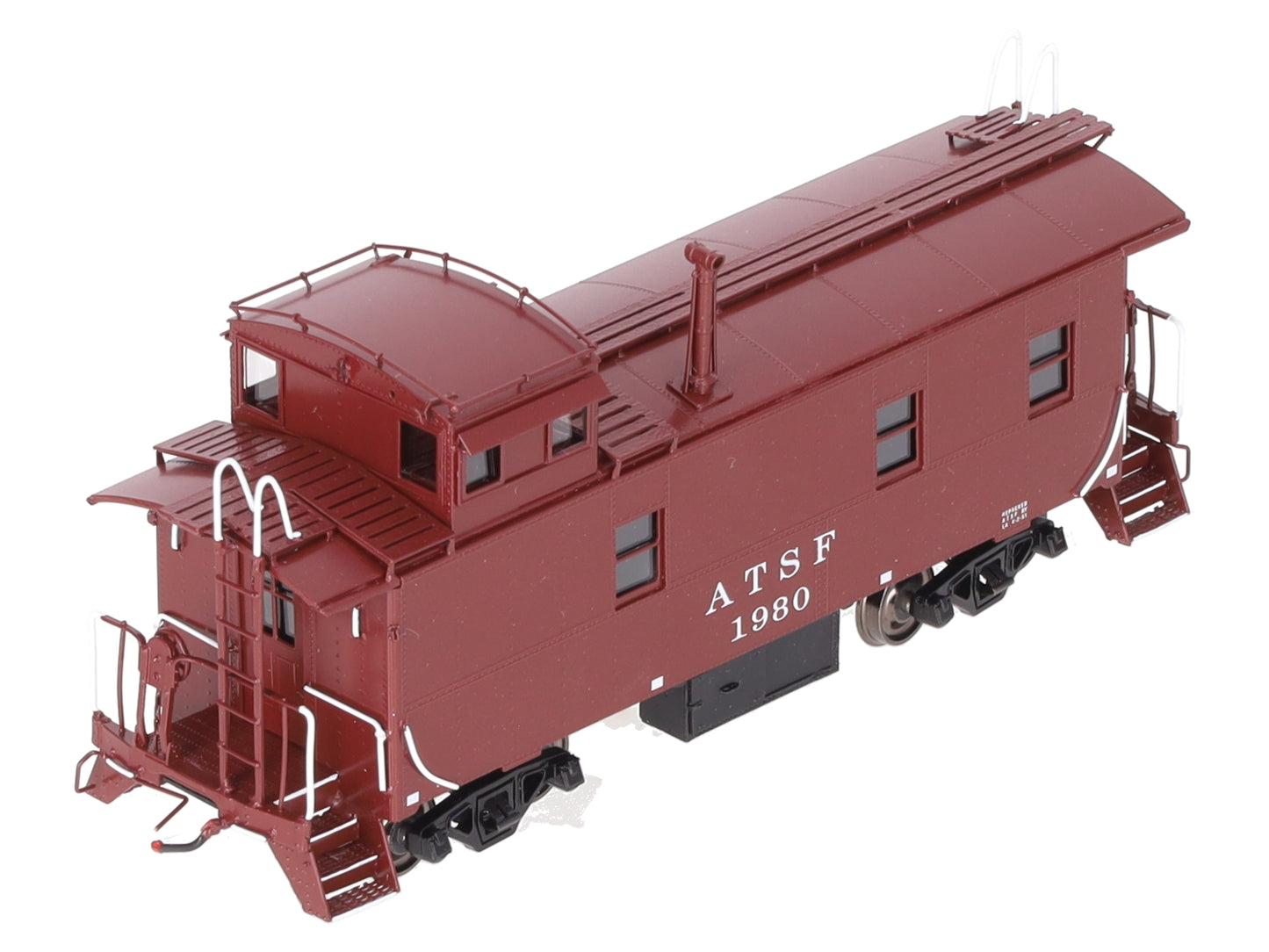 Pecos River Brass 2711P BRASS HO Scale Santa Fe Rebuild Caboose #1980- F/P LN/Box