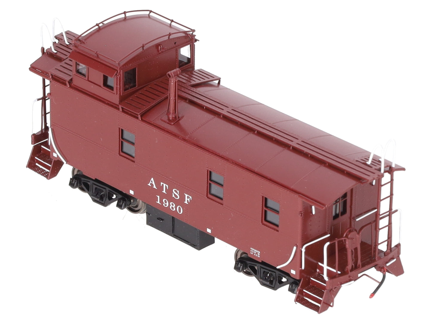 Pecos River Brass 2711P BRASS HO Scale Santa Fe Rebuild Caboose #1980- F/P LN/Box