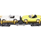 LGB 4159 G Scale Express Flatcar with 2 Automobiles EX/Box
