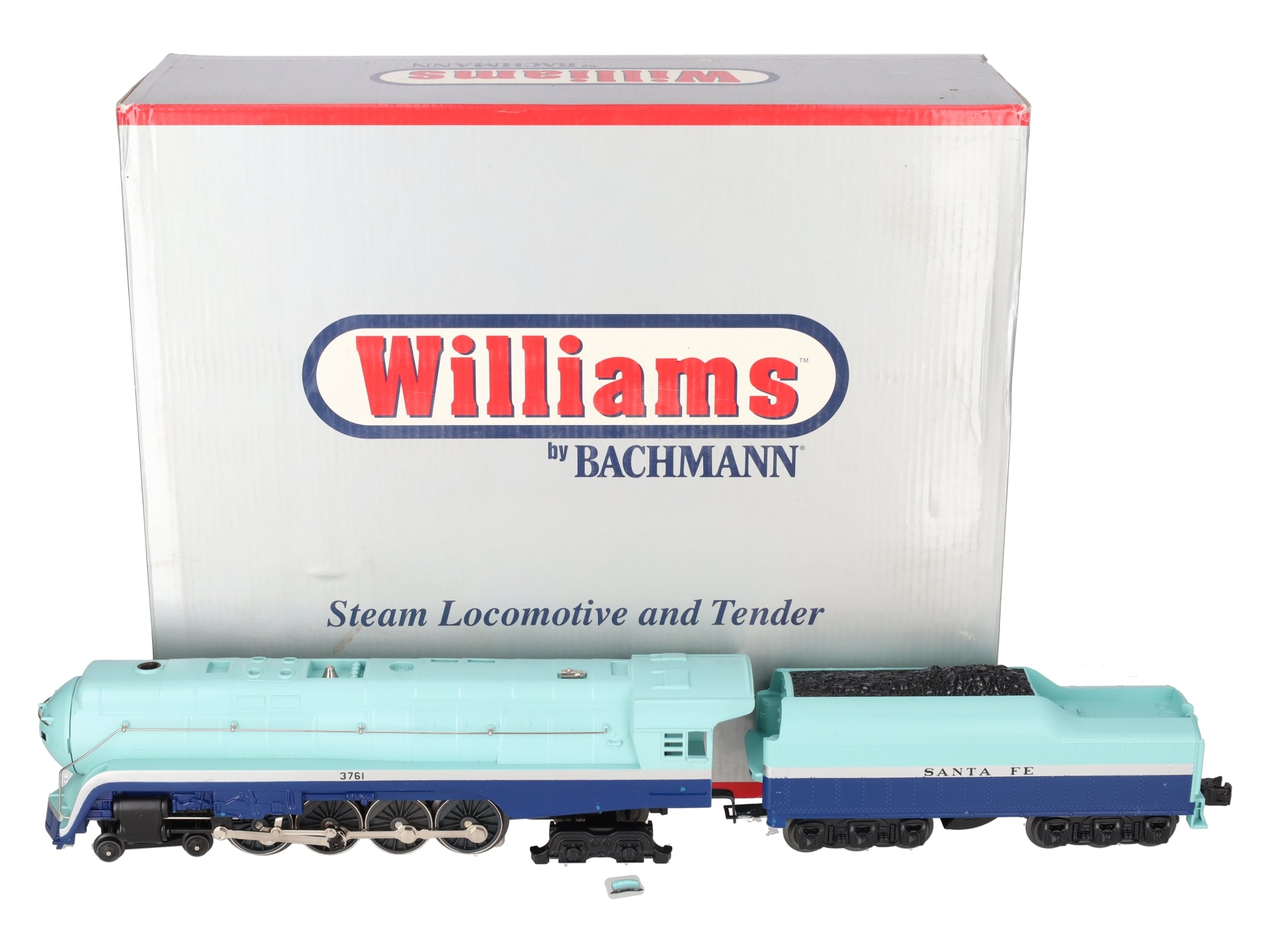 Williams 40301 O Gauge Santa Fe Blue Goose J Class 4-8-4 Steam Locomotive #3761 EX/Box