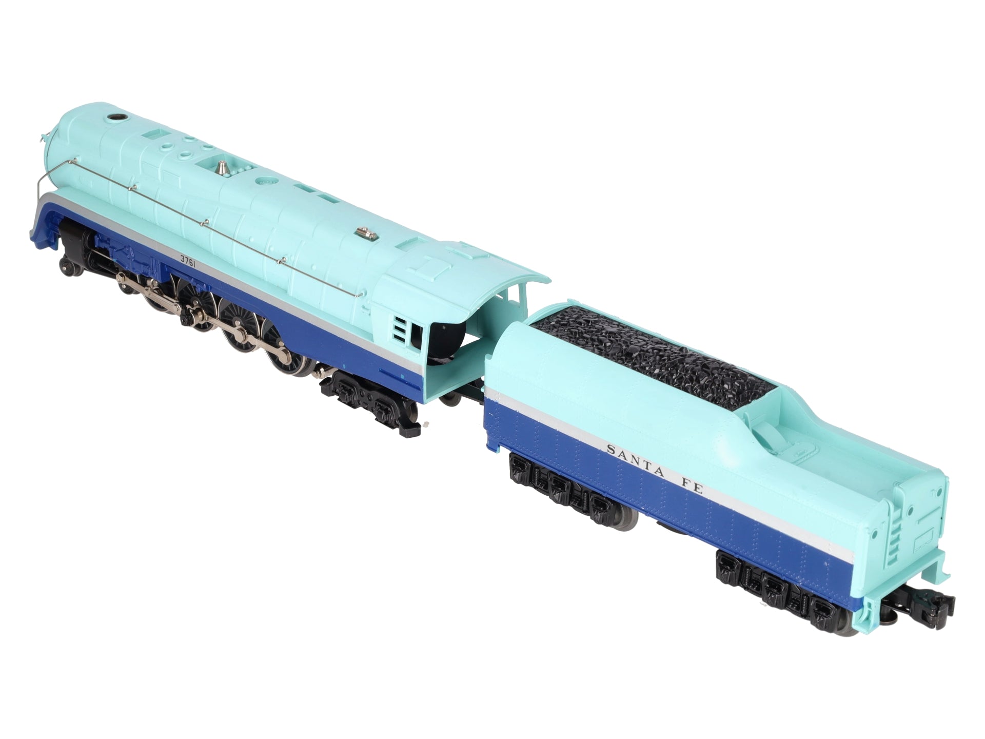 Williams 40301 O Gauge Santa Fe Blue Goose J Class 4-8-4 Steam Locomotive #3761 EX/Box