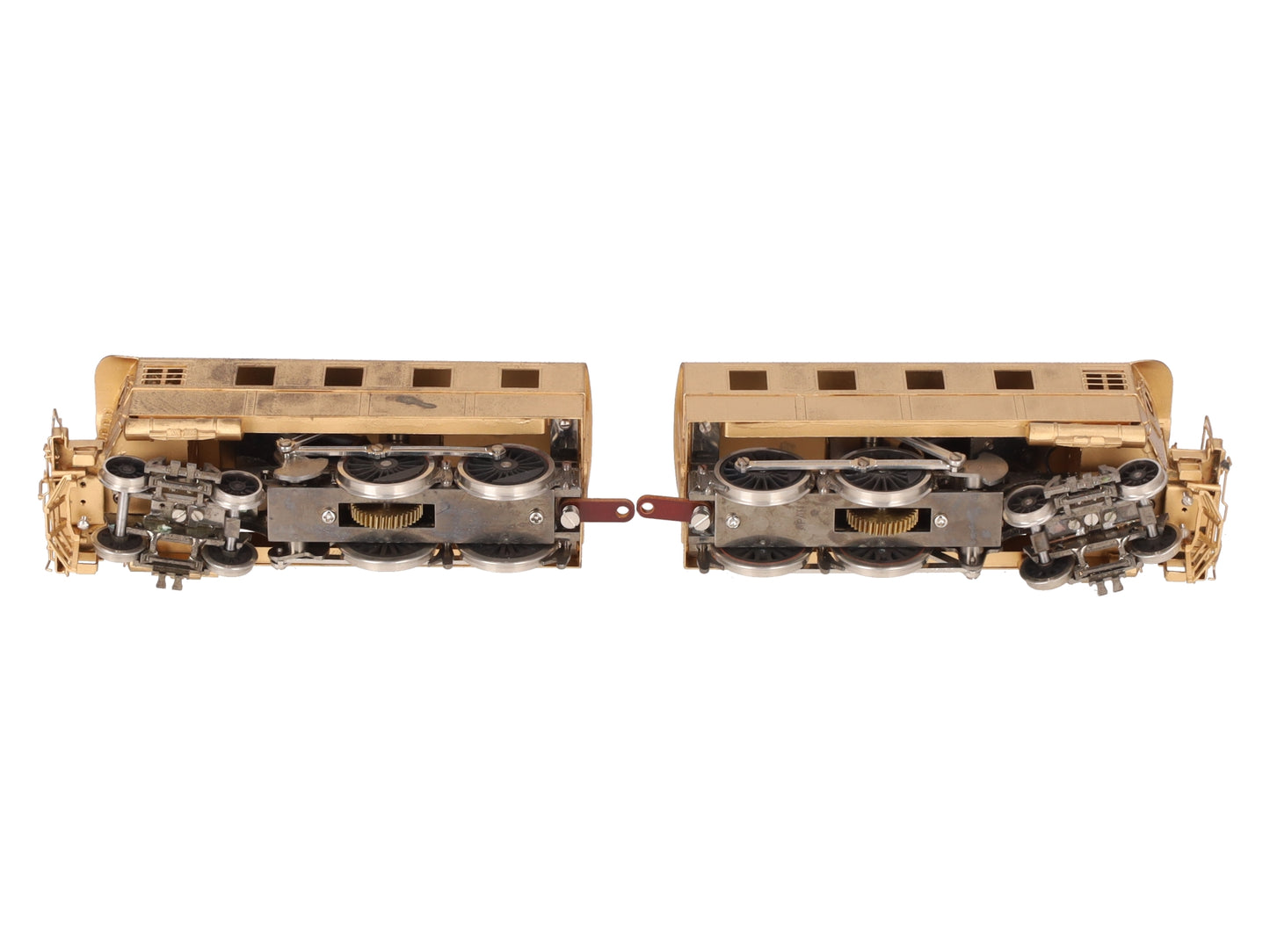 Soho 1211 HO Scale BRASS Pennsylvania #10 DD-1 2-Unit Electric- Unpainted VG/Box