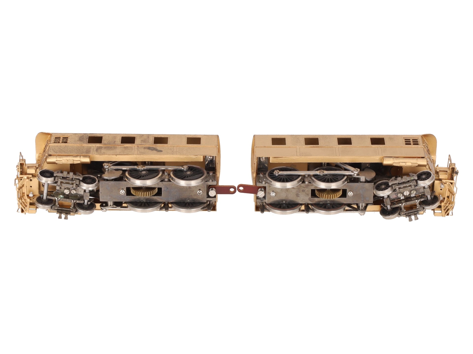 Soho 1211 HO Scale BRASS Pennsylvania #10 DD-1 2-Unit Electric- Unpainted VG/Box