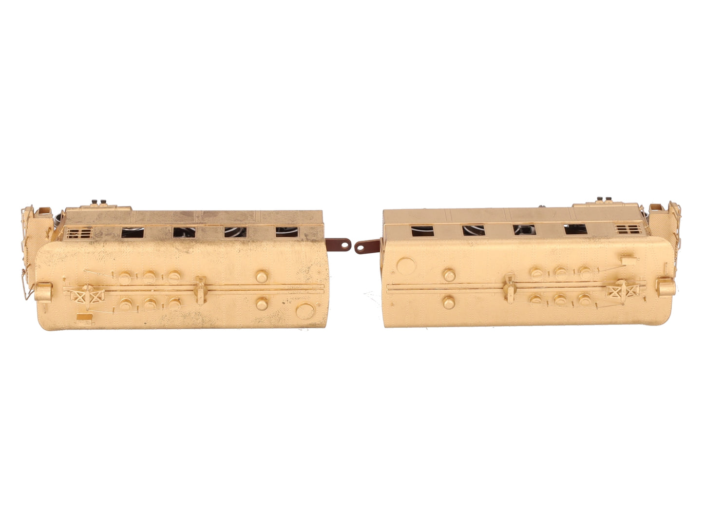 Soho 1211 HO Scale BRASS Pennsylvania #10 DD-1 2-Unit Electric- Unpainted VG/Box