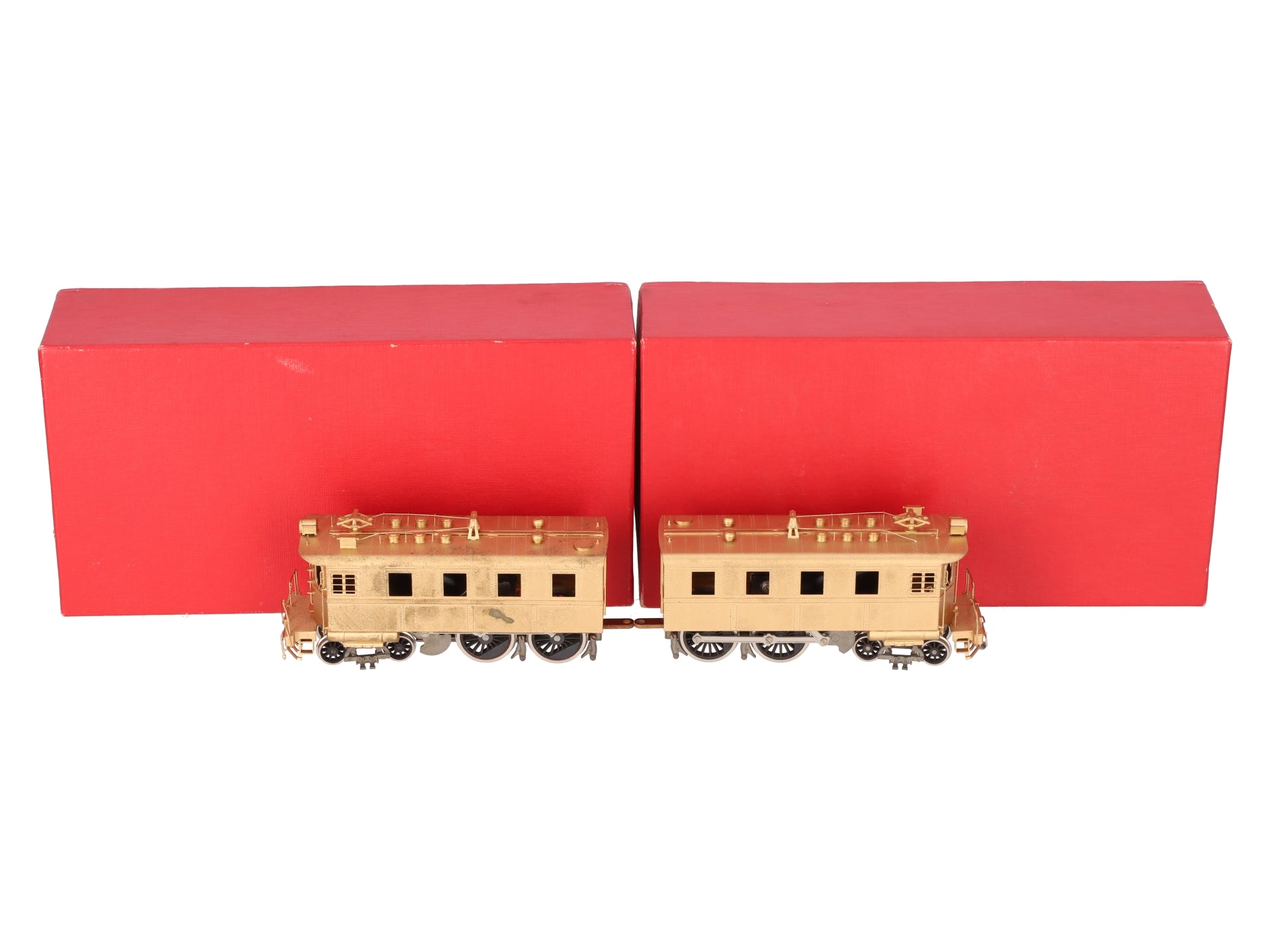 Soho 1211 HO Scale BRASS Pennsylvania #10 DD-1 2-Unit Electric- Unpainted VG/Box