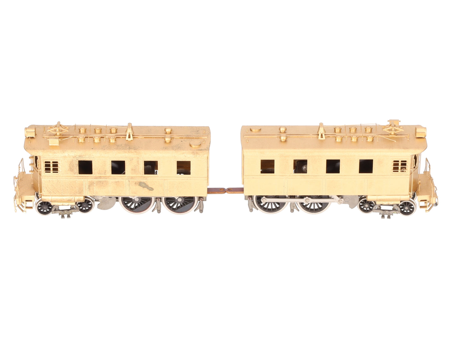 Soho 1211 HO Scale BRASS Pennsylvania #10 DD-1 2-Unit Electric- Unpainted VG/Box