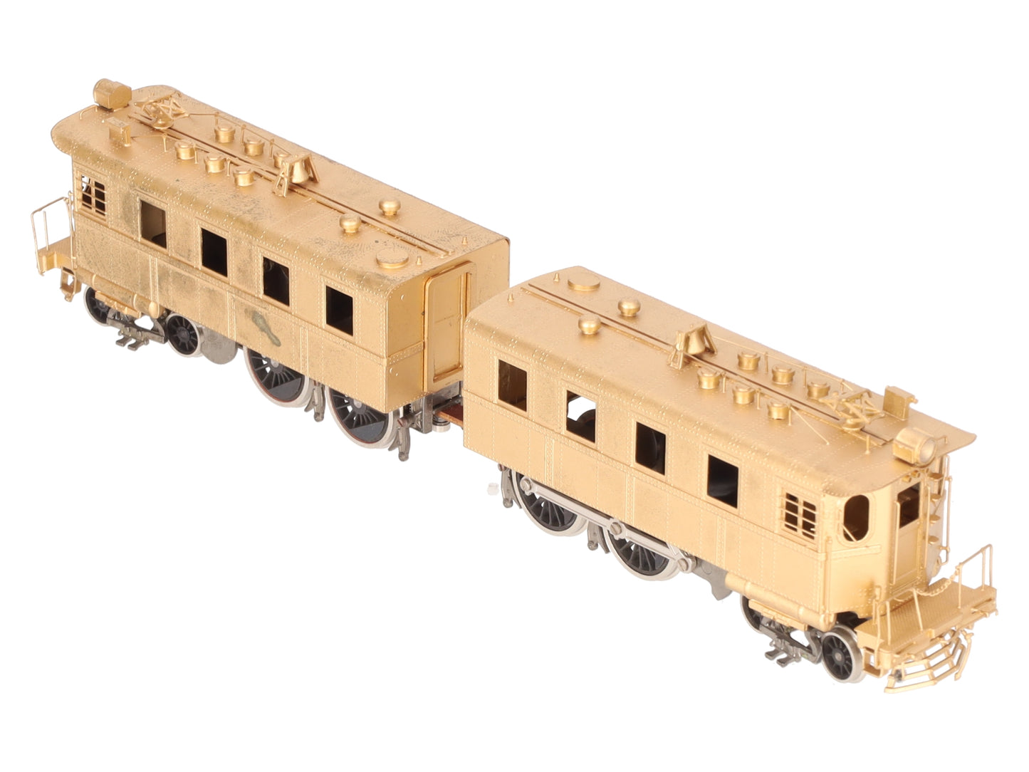 Soho 1211 HO Scale BRASS Pennsylvania #10 DD-1 2-Unit Electric- Unpainted VG/Box
