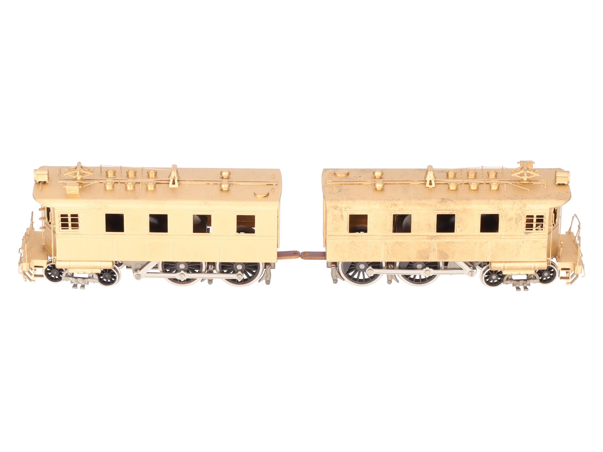 Soho 1211 HO Scale BRASS Pennsylvania #10 DD-1 2-Unit Electric- Unpainted VG/Box