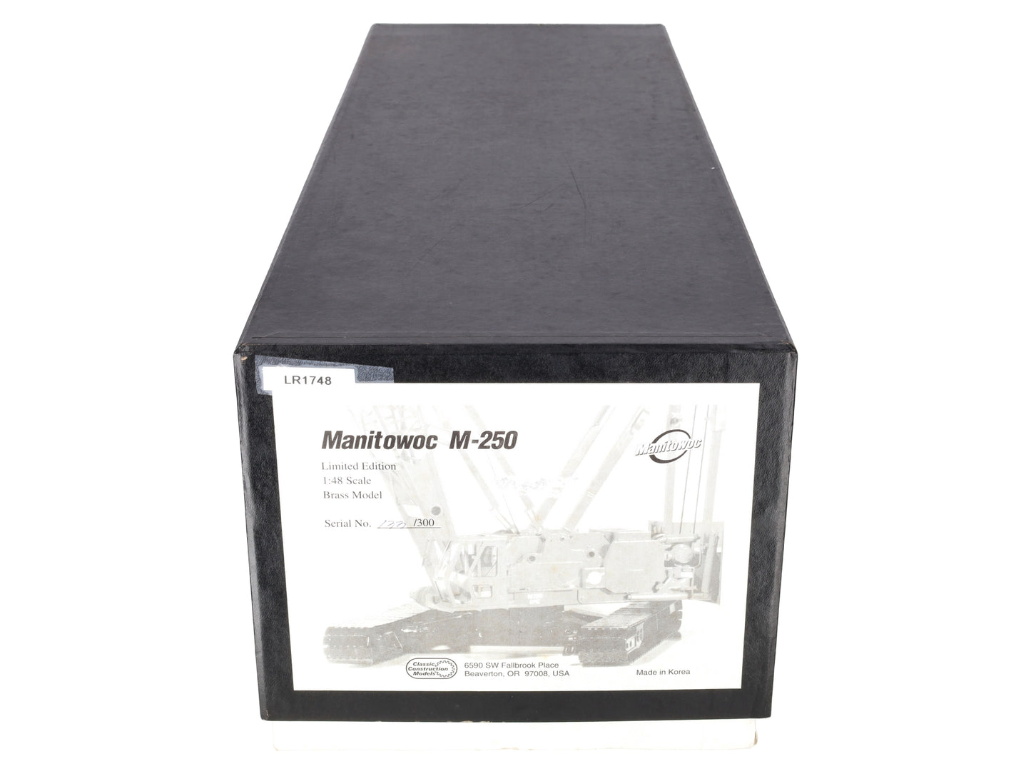CCM 1:48 Scale Brass Manitowoc M-250 Crawler Crane LN/Box