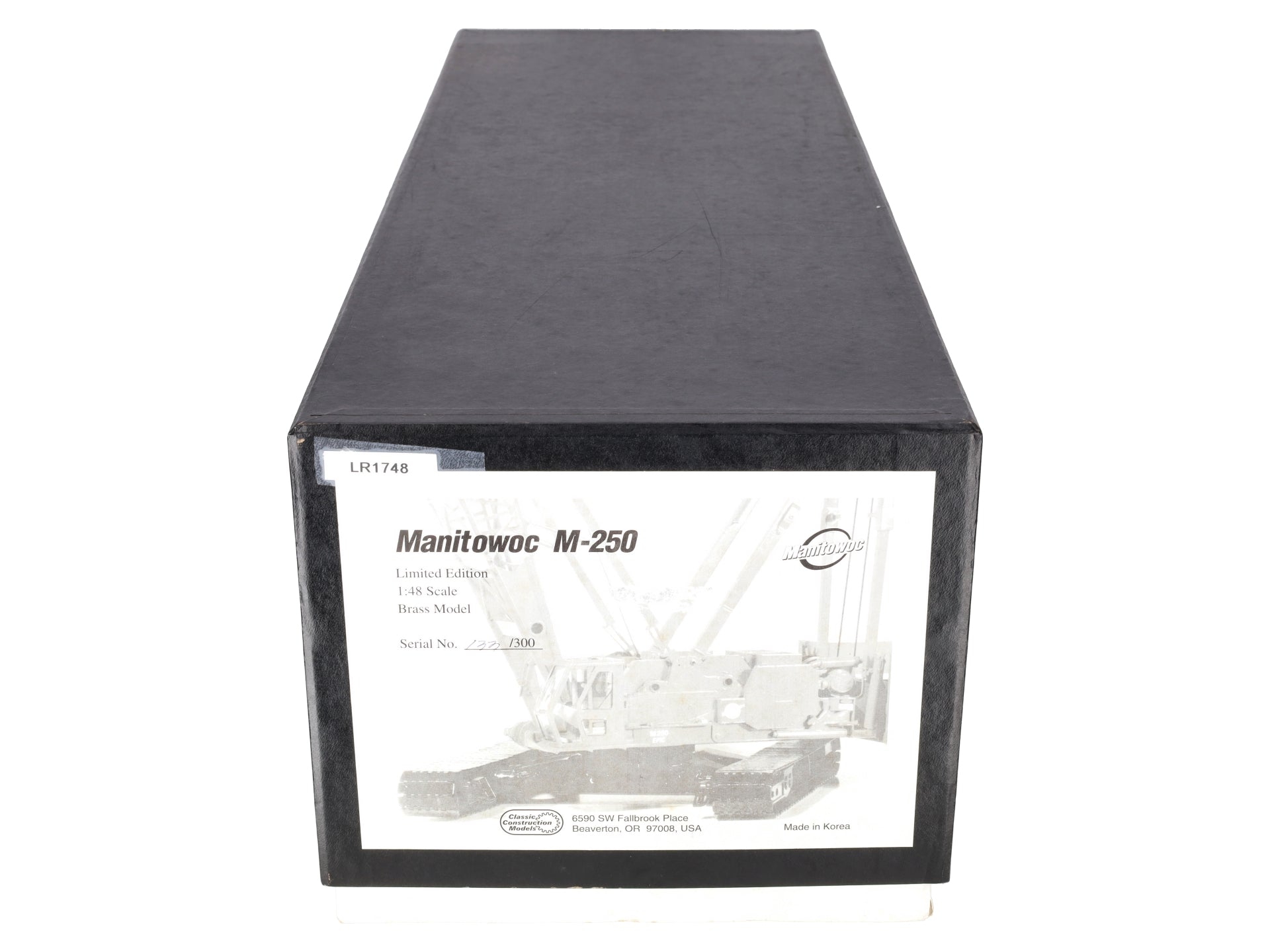 CCM 1:48 Scale Brass Manitowoc M-250 Crawler Crane LN/Box