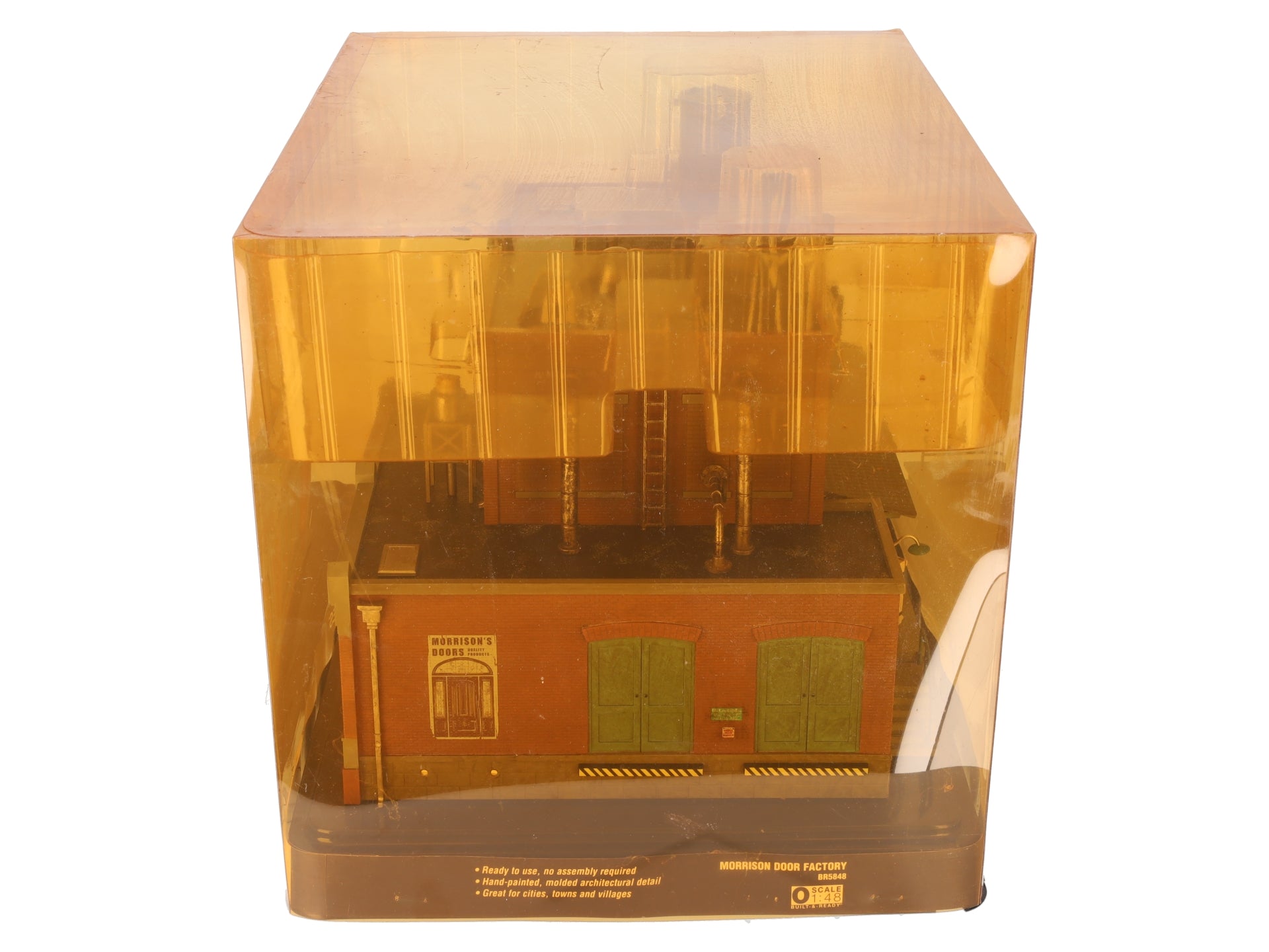 Woodland Scenics BR5848 O Scale Built-&-Ready Morrison's Door Factory Building EX/Box