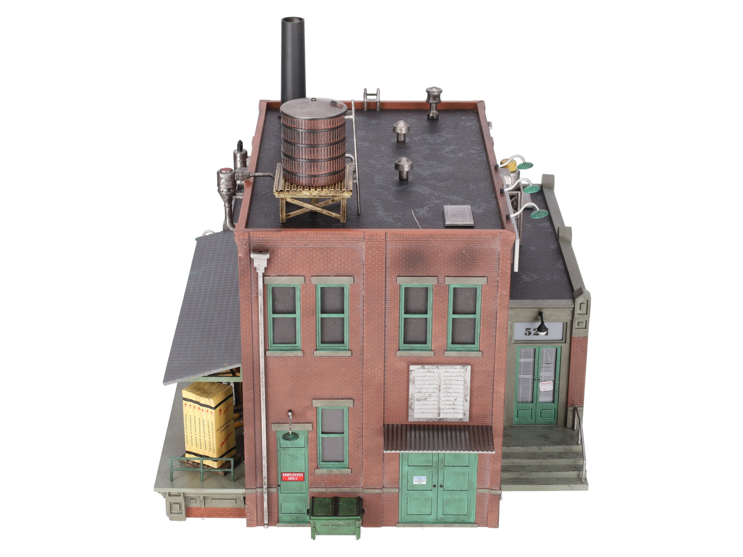 Woodland Scenics BR5848 O Scale Built-&-Ready Morrison's Door Factory Building EX/Box