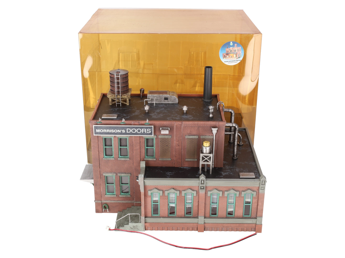 Woodland Scenics BR5848 O Scale Built-&-Ready Morrison's Door Factory Building EX/Box