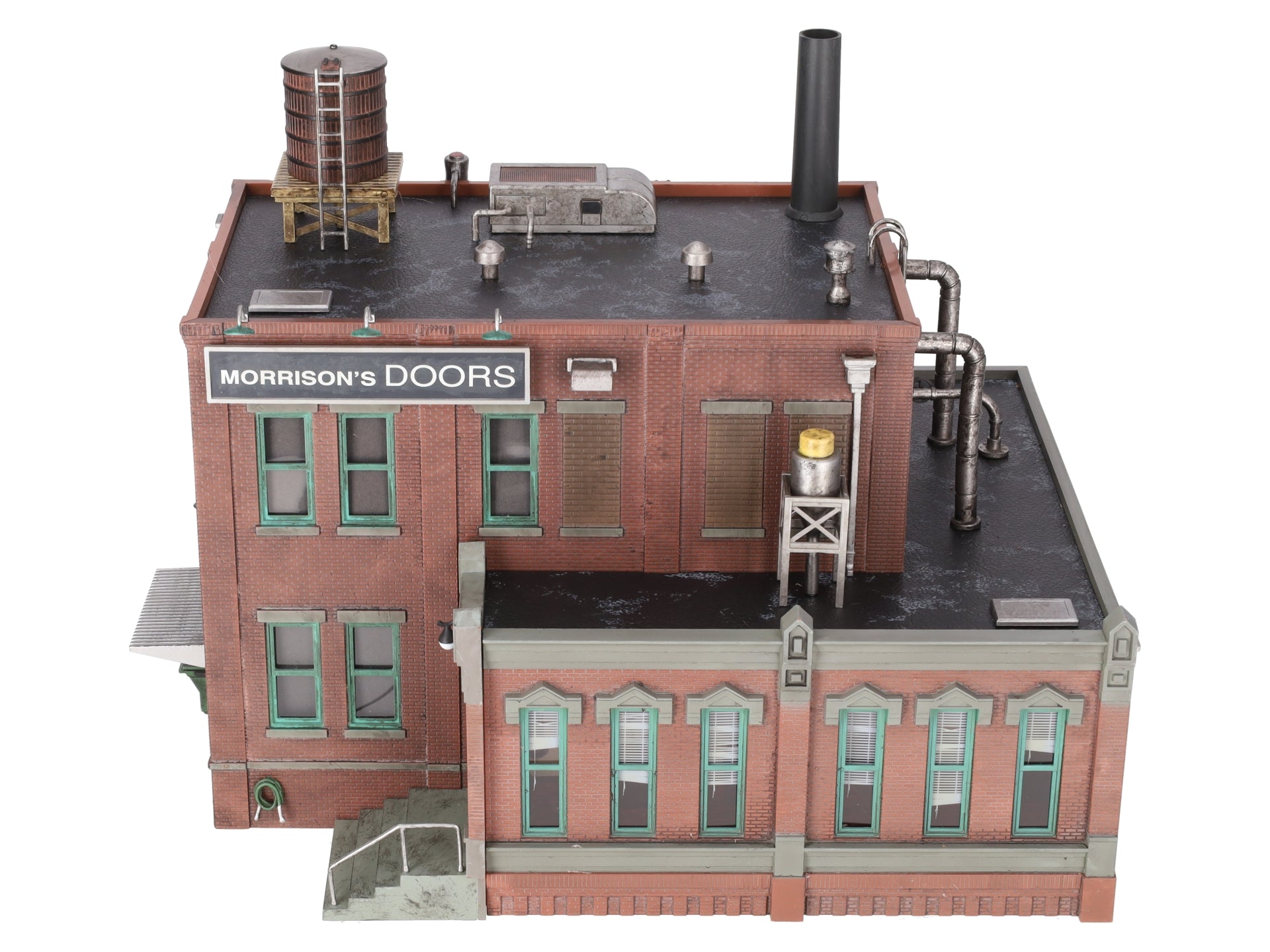 Woodland Scenics BR5848 O Scale Built-&-Ready Morrison's Door Factory Building EX/Box