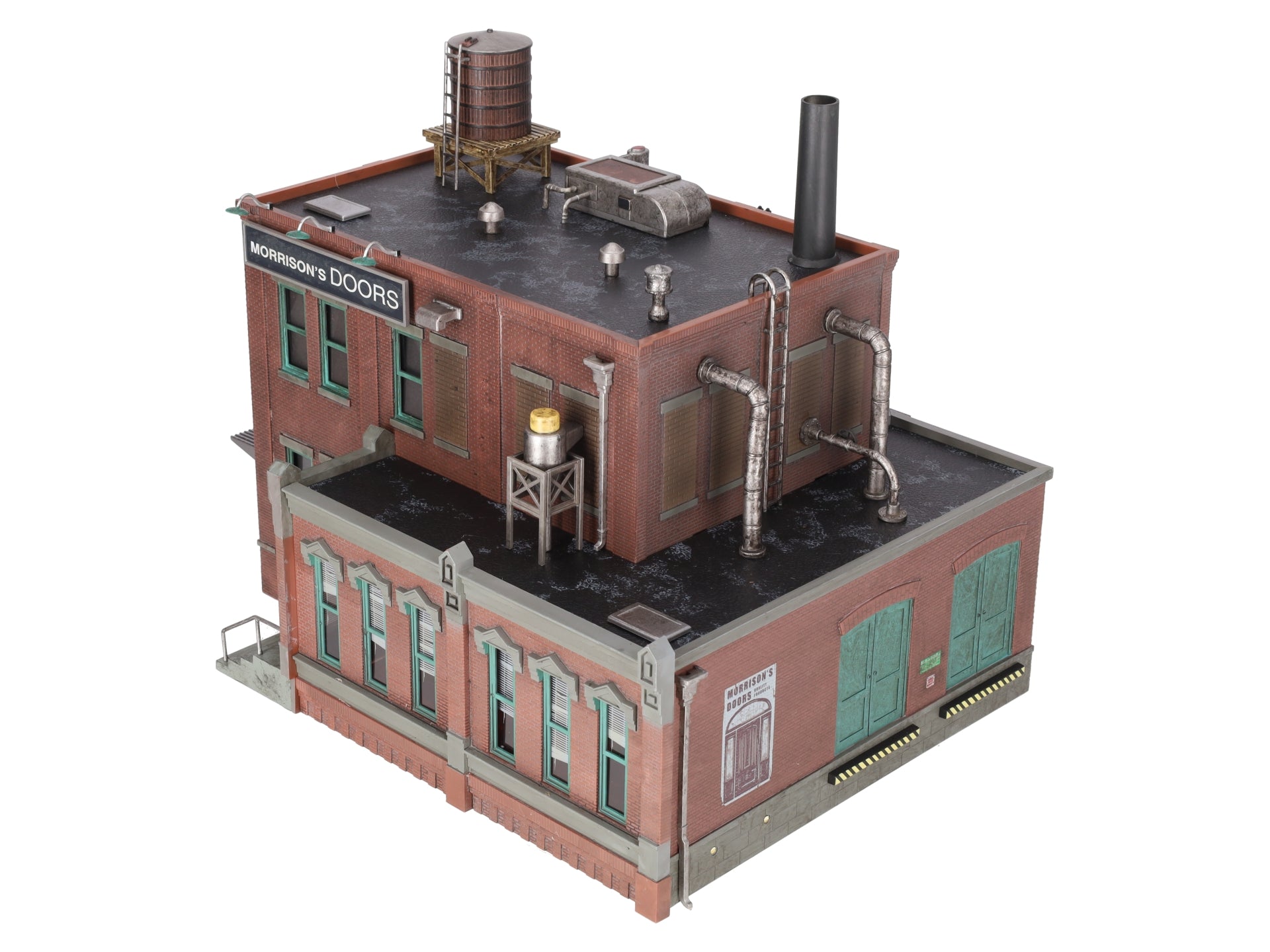 Woodland Scenics BR5848 O Scale Built-&-Ready Morrison's Door Factory Building EX/Box