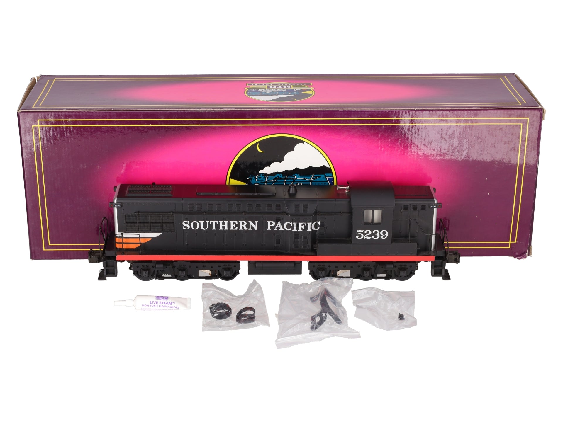 MTH 20-2137-1 O Southern Pacific Baldwin AS-616 Diesel Engine w/PS1 #5239 EX/Box