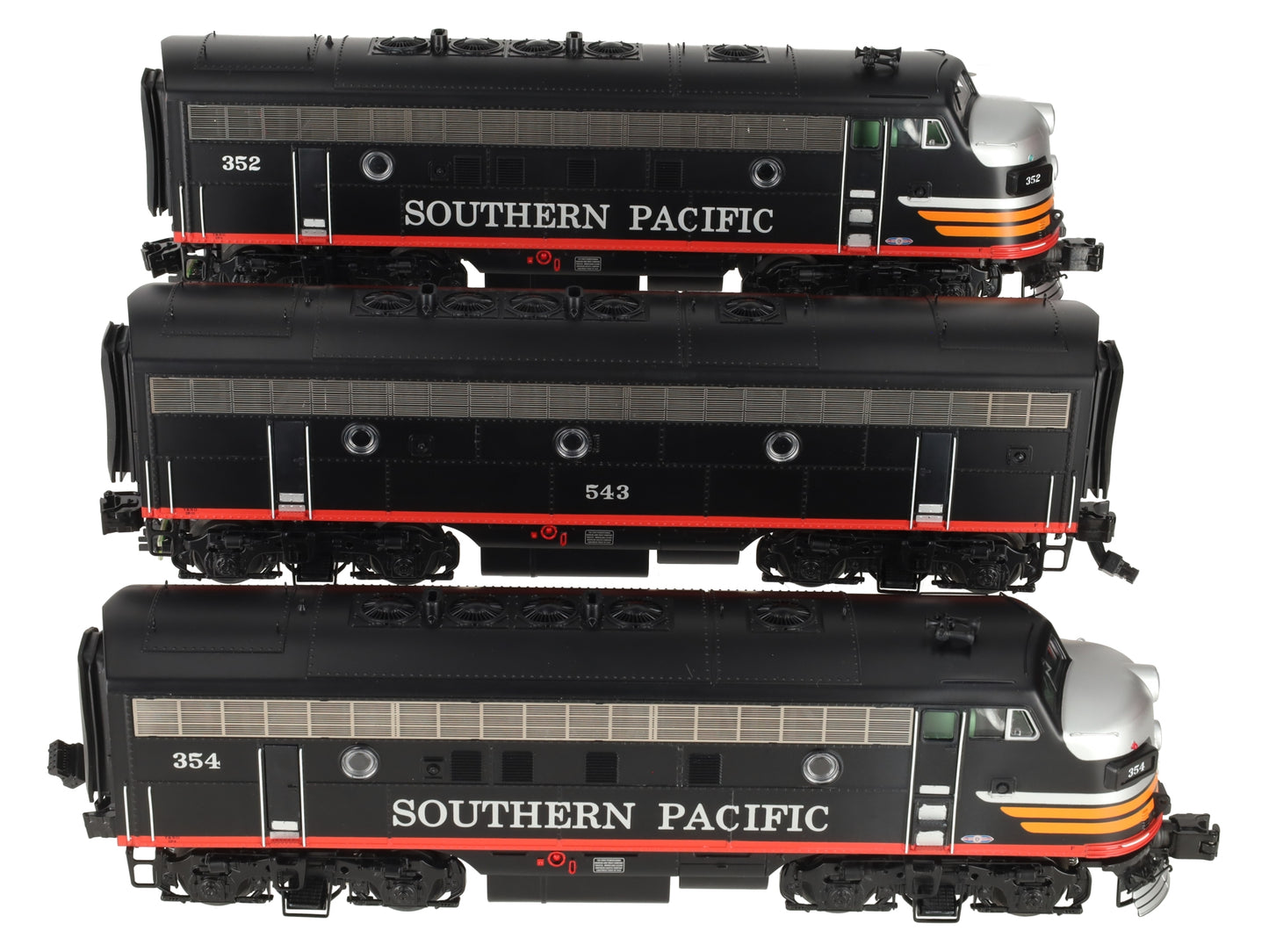 MTH 20-20390-1 O Southern Pacific F-7 ABA Diesel Set #352/354/543 w/PS3 EX/Box
