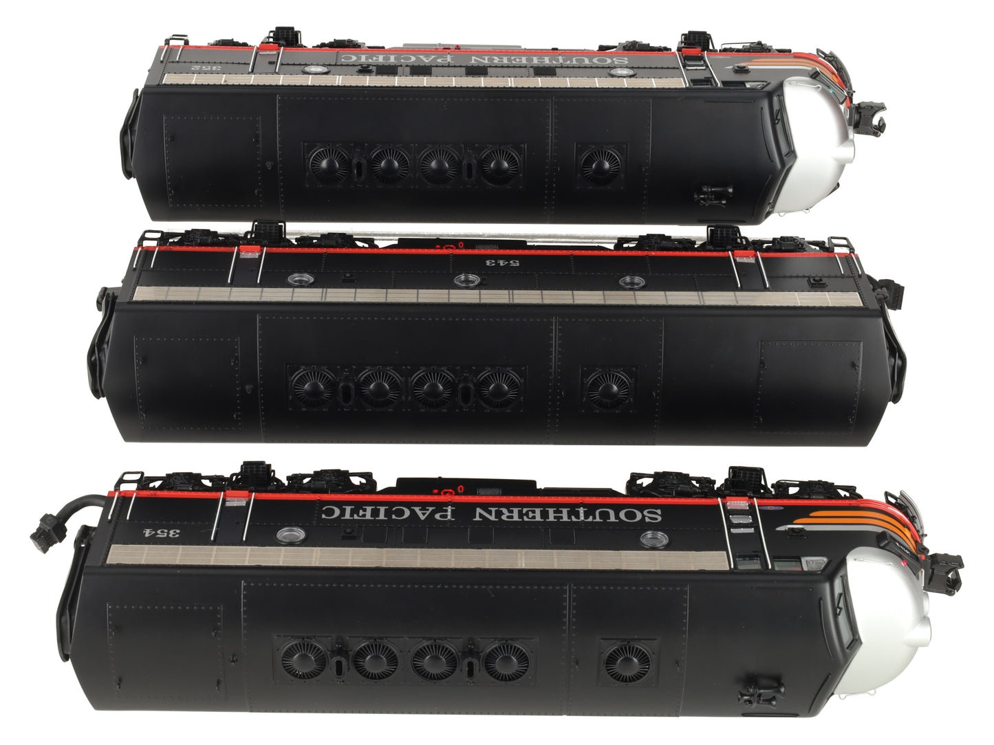 MTH 20-20390-1 O Southern Pacific F-7 ABA Diesel Set #352/354/543 w/PS3 EX/Box