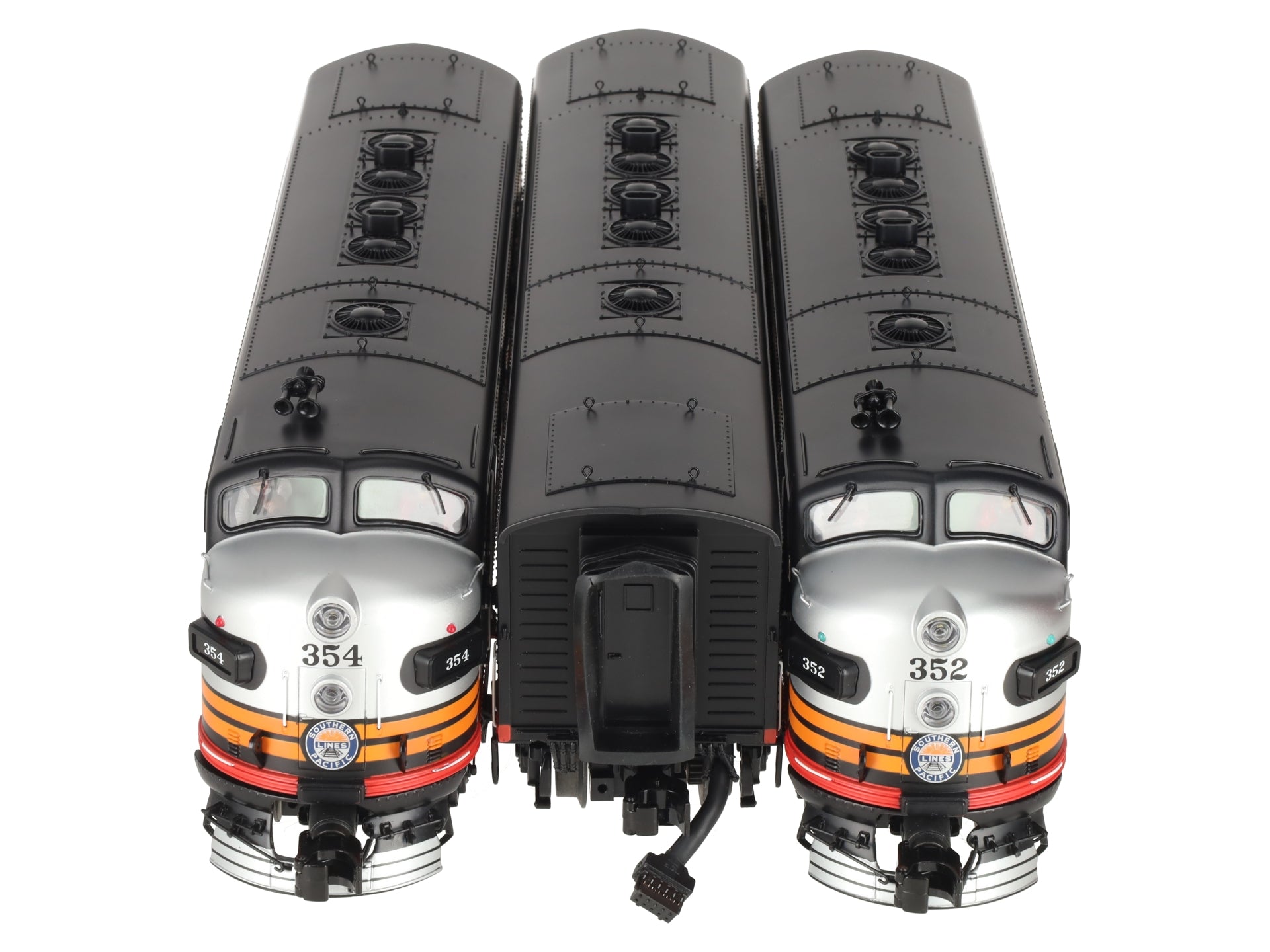 MTH 20-20390-1 O Southern Pacific F-7 ABA Diesel Set #352/354/543 w/PS3 EX/Box