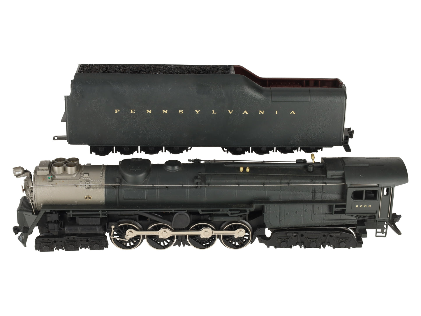 Lionel 6-18010 O PRR 6-8-6 Turbine Steam Locomotive & Tender with RS #6200 VG/Box