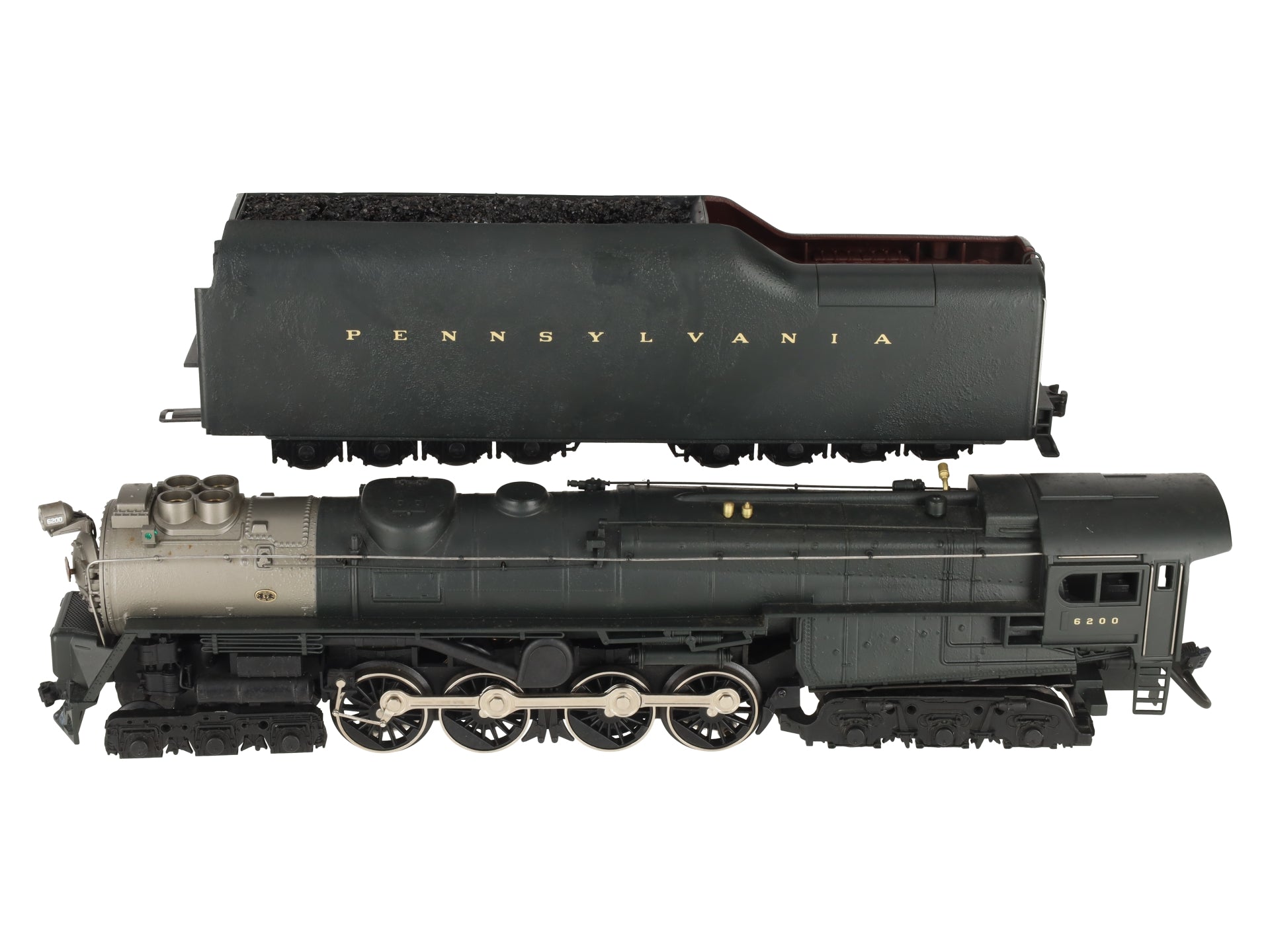 Lionel 6-18010 O PRR 6-8-6 Turbine Steam Locomotive & Tender with RS #6200 VG/Box