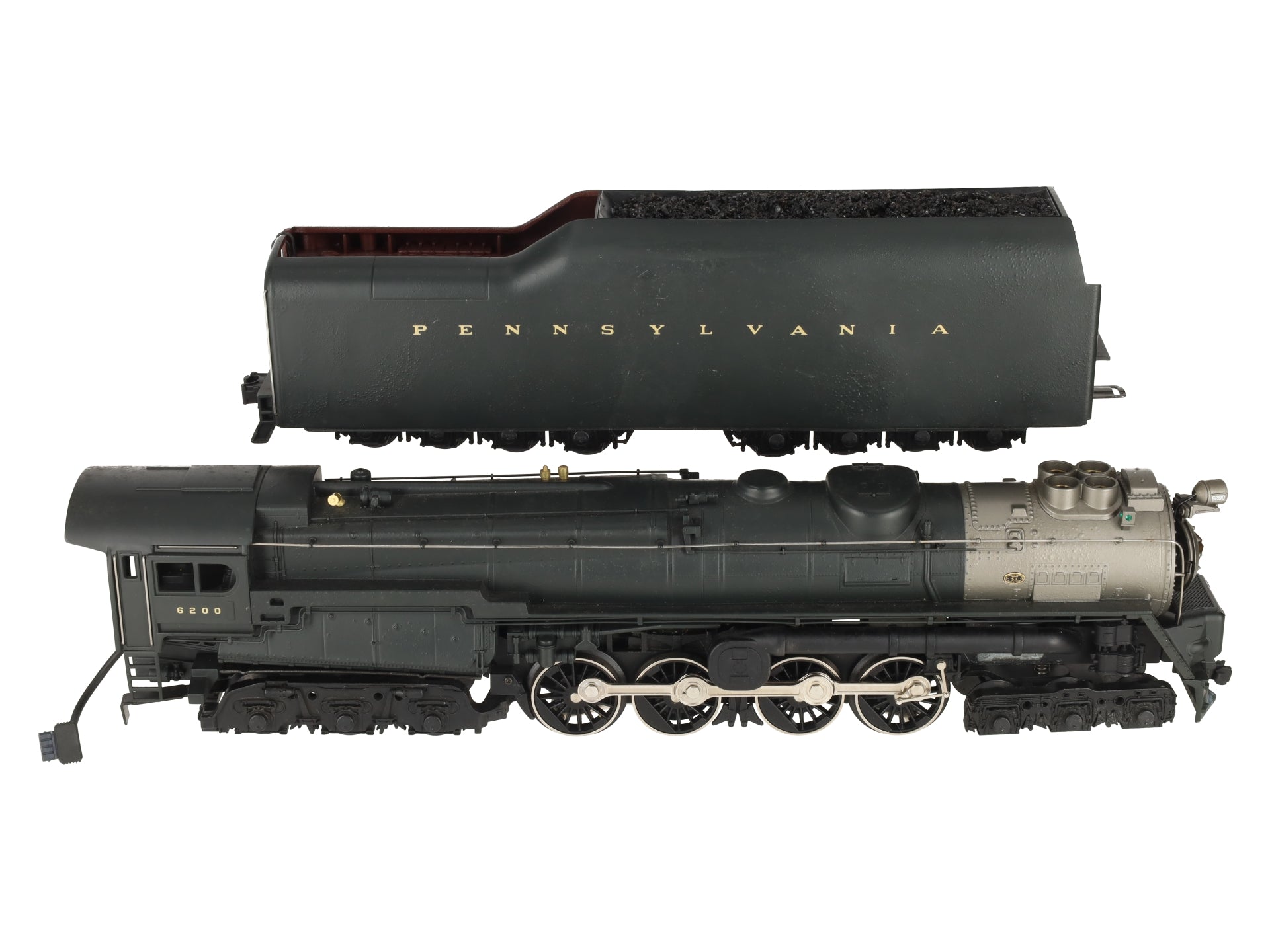 Lionel 6-18010 O PRR 6-8-6 Turbine Steam Locomotive & Tender with RS #6200 VG/Box