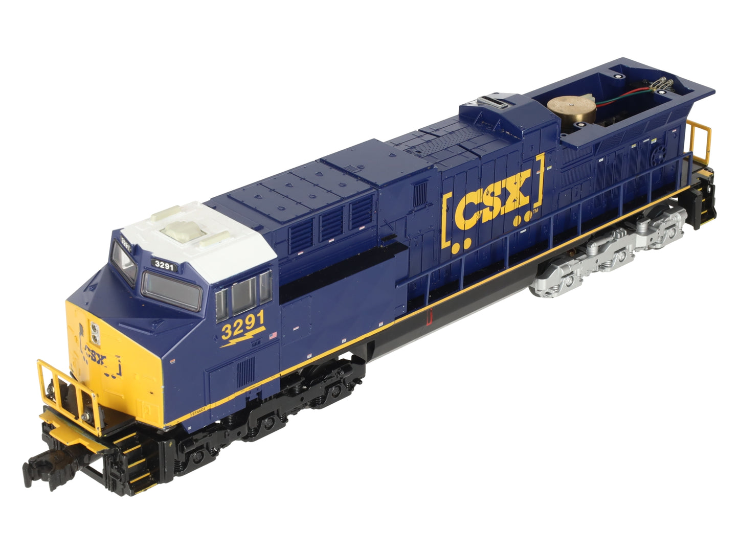 Lionel 1934022 O Gauge CSX Lionchief Plus 2.0 ET44AC Diesel Locomotive #3291