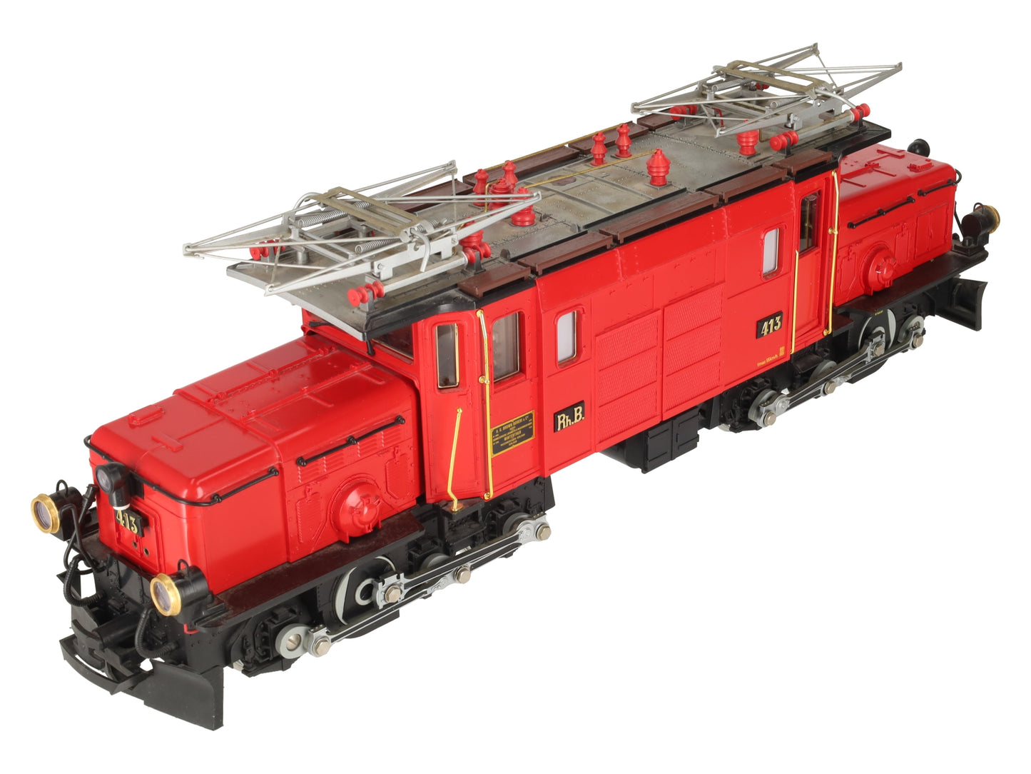 LGB 2240 G Scale Rh.B Electric Locomotive #413 EX/Box