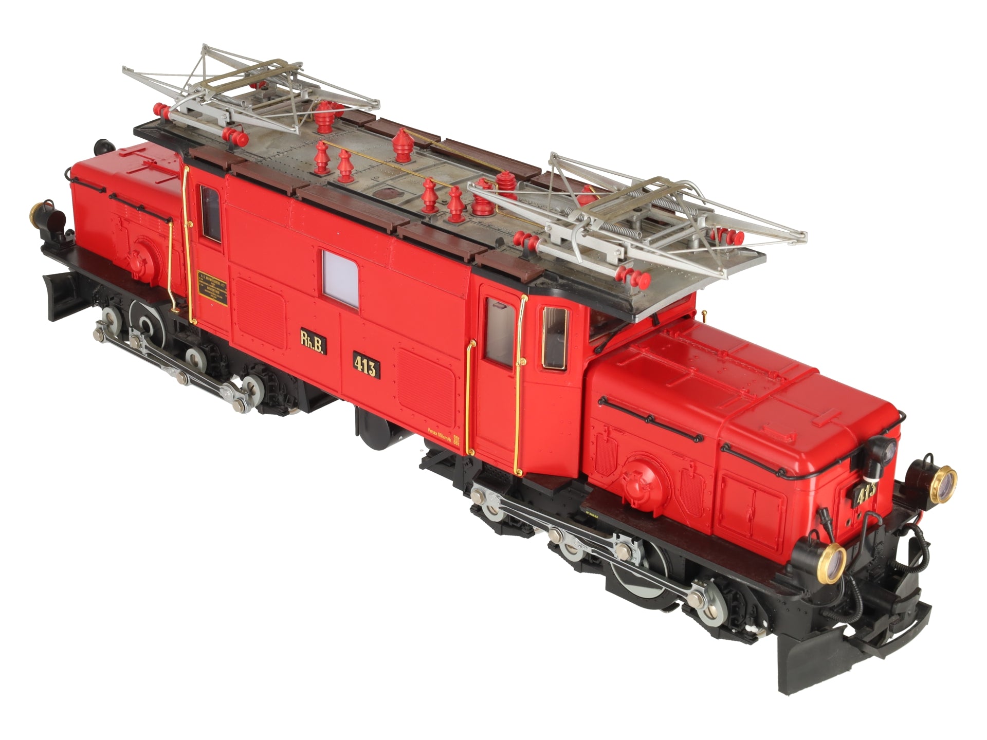 LGB 2240 G Scale Rh.B Electric Locomotive #413 EX/Box
