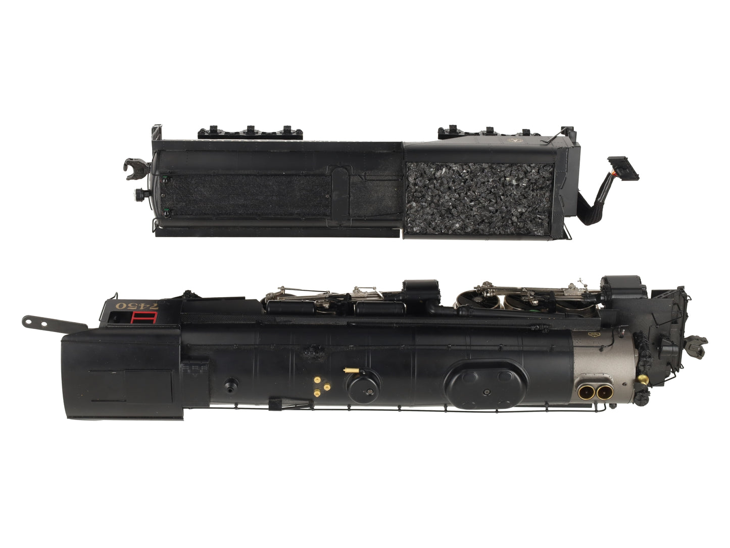 Right-of-Way 5001 O Scale BRASS B&O KK2 2-6-6-2 Steam Locomotive & Tender #7450 EX/Box
