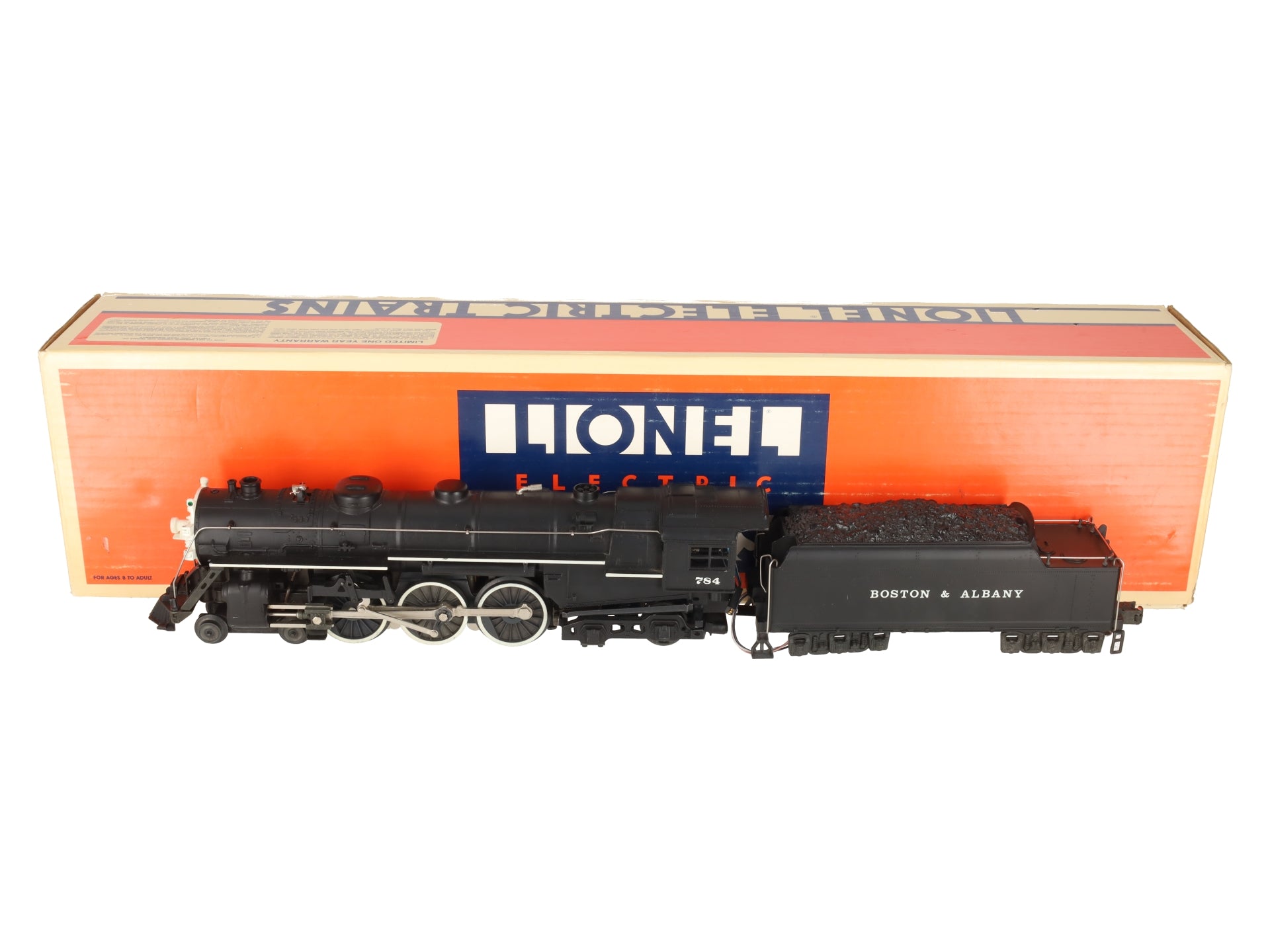 Lionel 6-8406 O New York Central Diecast Hudson 4-6-4 Steam Loco & Tender #783 VG/Box