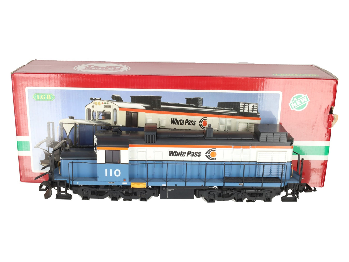 LGB 2055 G Scale White Pass Diesel Engine #110 EX/Box