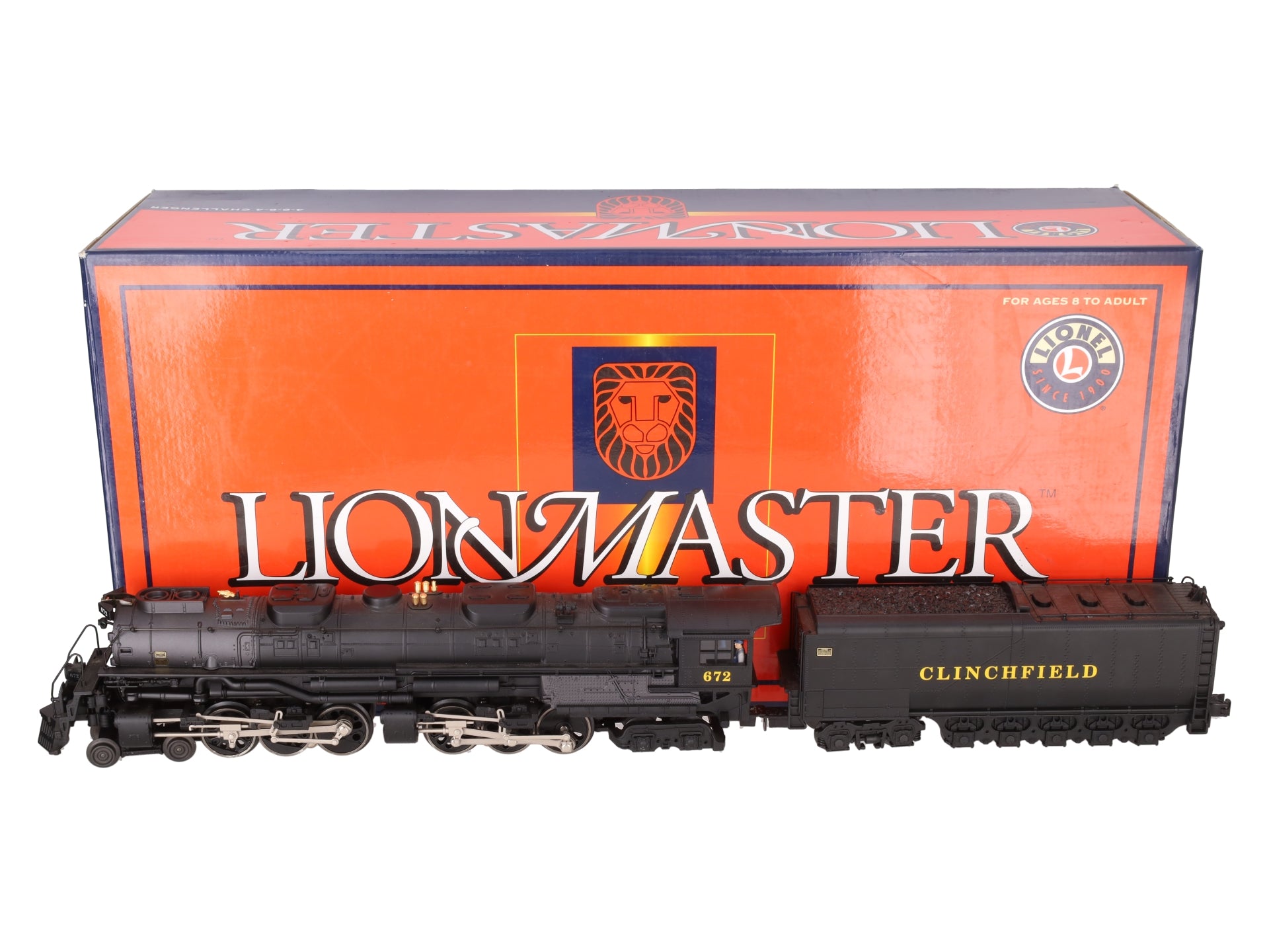 Lionel 6-38090 Clinchfield 4-6-6-4 LionMaster Steam Locomotive & Tender #672 EX/Box