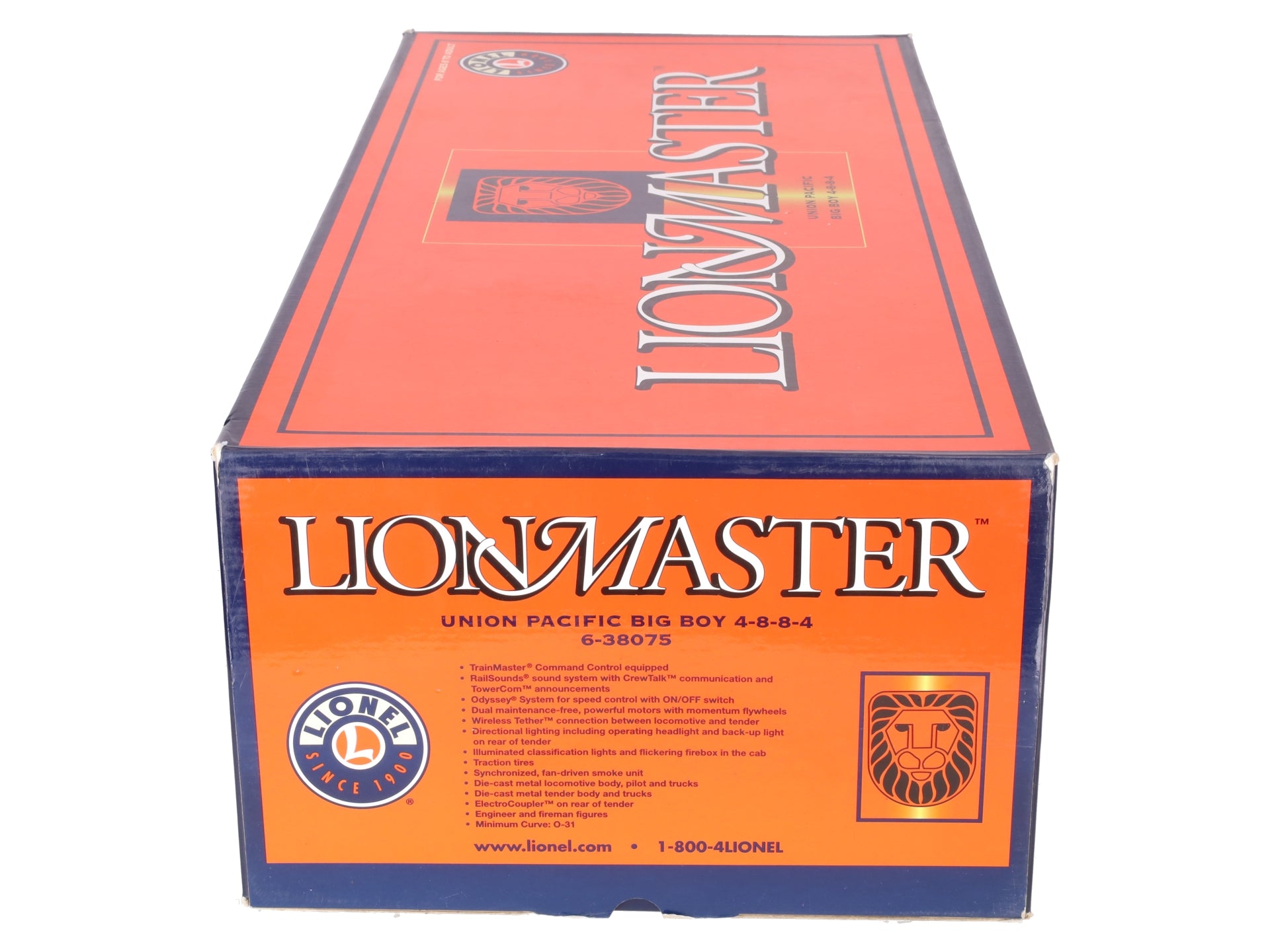 Lionel 6-38075 O LionMaster Union Pacific Big Boy 4-8-8-4 Steam Locomotive #4024 EX/Box