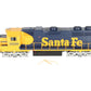 USA Trains R22207 G Santa Fe EMD GP 38-2 Diesel Locomotive #3520 VG/Box