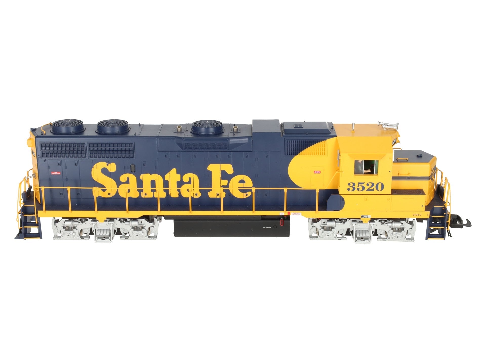 USA Trains R22207 G Santa Fe EMD GP 38-2 Diesel Locomotive #3520 VG/Box