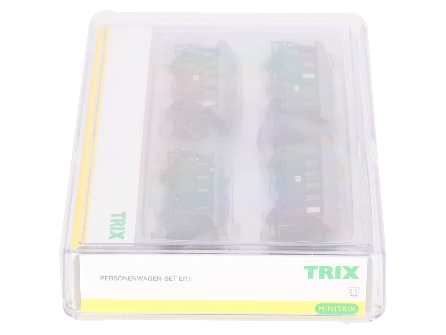 Trix 15809 N Scale DB Passenger 4 Car Set LN/Box