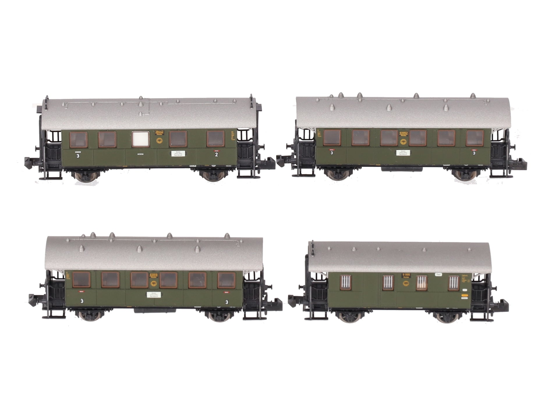 Trix 15809 N Scale DB Passenger 4 Car Set LN/Box