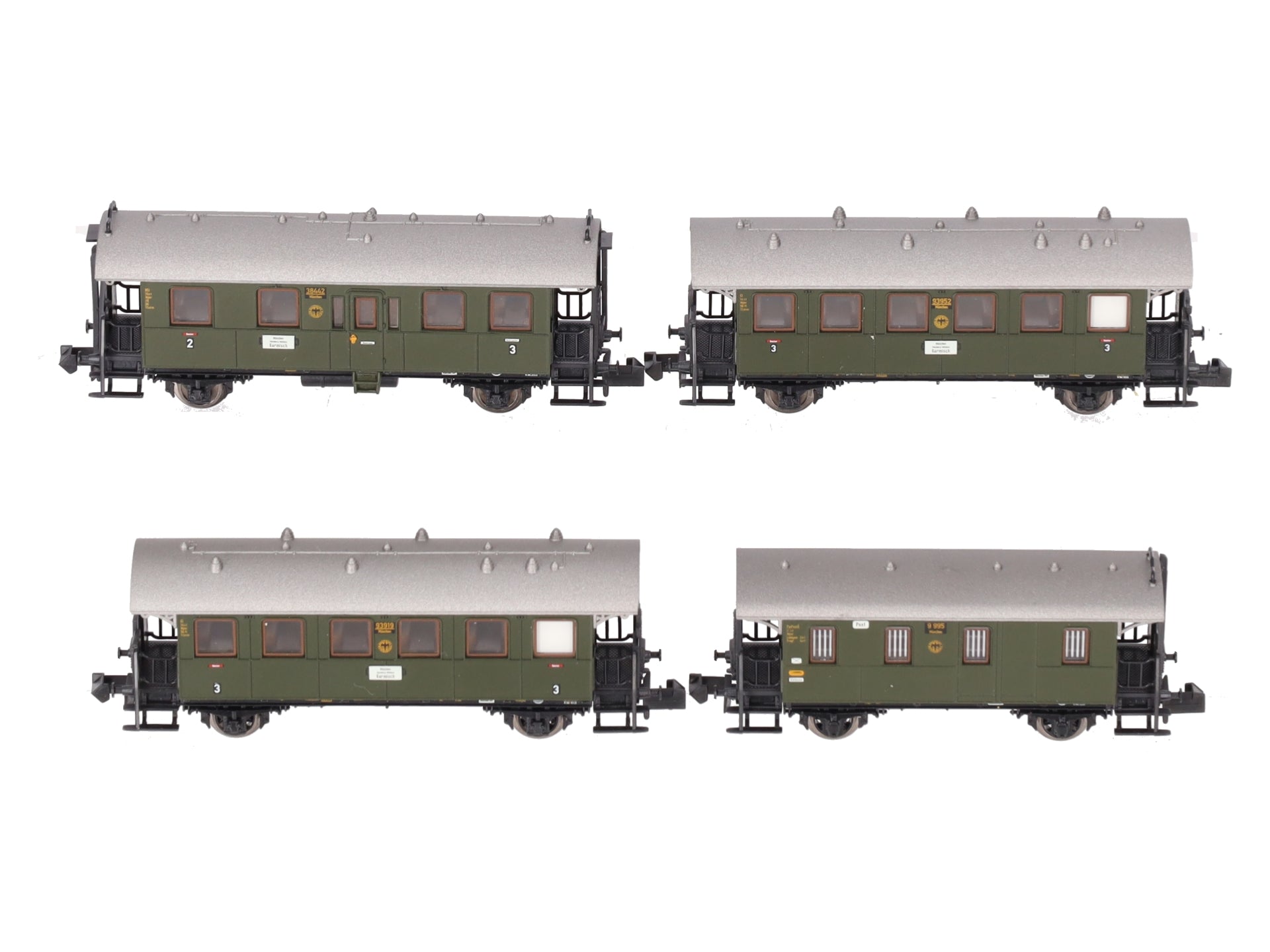 Trix 15809 N Scale DB Passenger 4 Car Set LN/Box