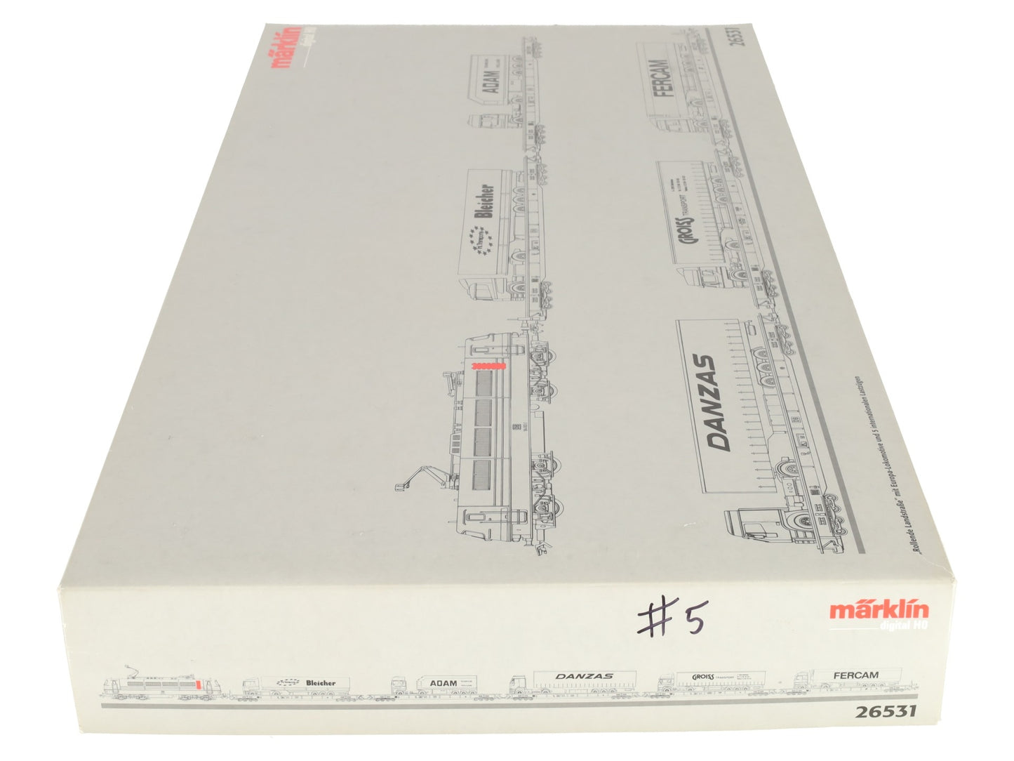 Marklin 26531 Rollende Landstrasse BR 184 Digital HO Gauge Electric Train Set EX/Box