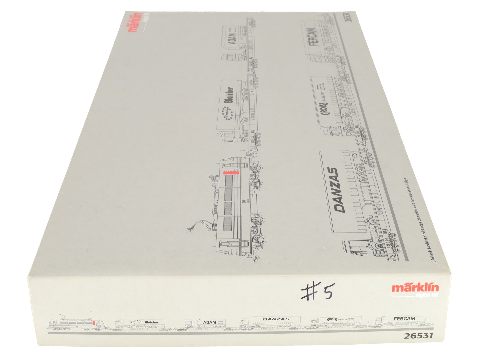 Marklin 26531 Rollende Landstrasse BR 184 Digital HO Gauge Electric Train Set EX/Box