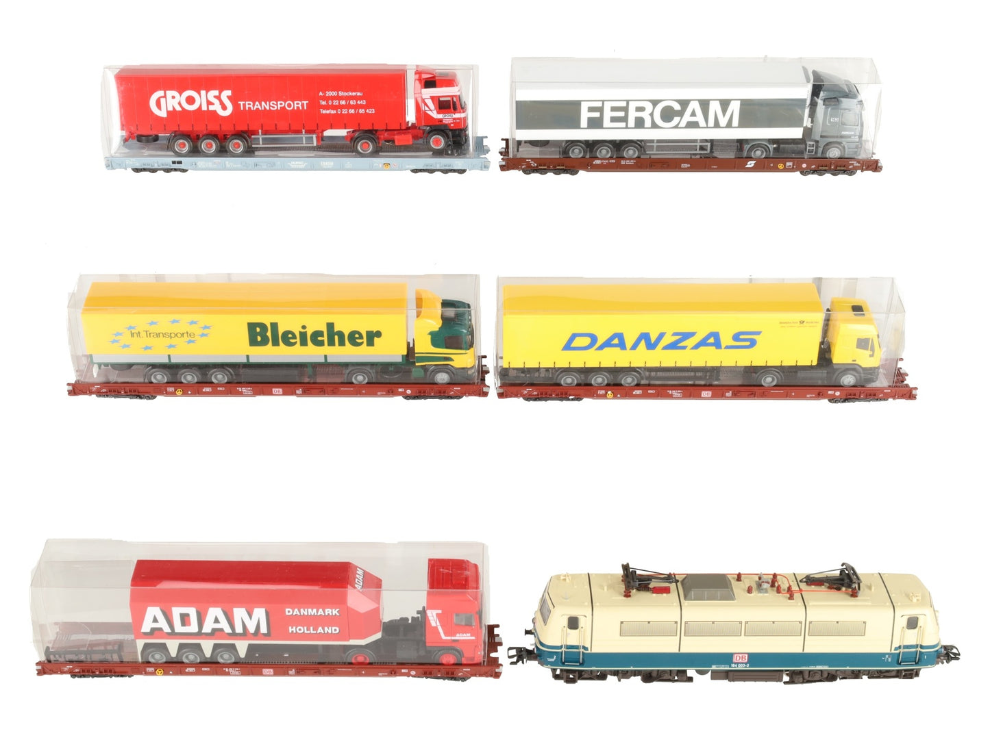 Marklin 26531 Rollende Landstrasse BR 184 Digital HO Gauge Electric Train Set EX/Box