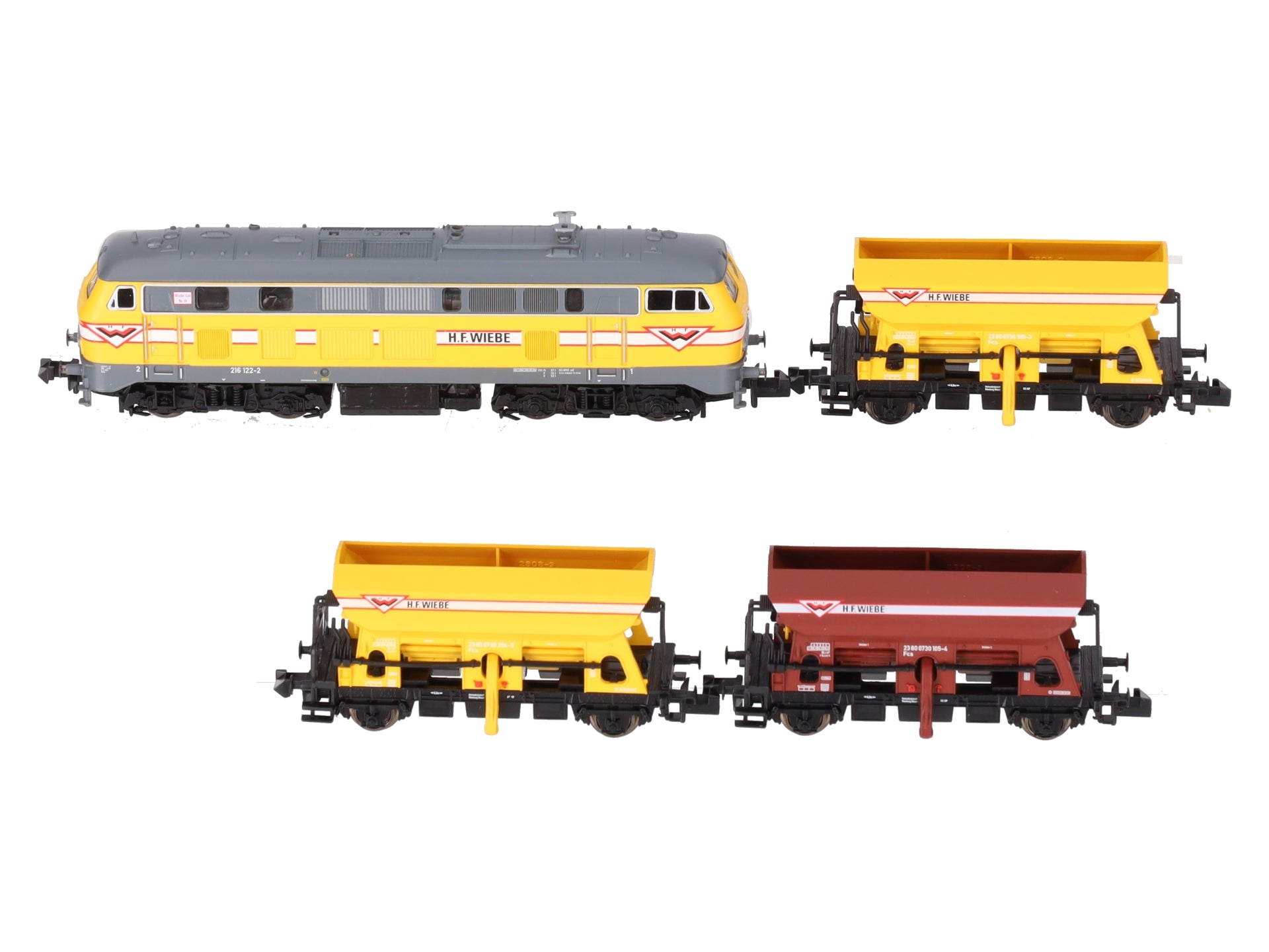 Fleischmann 781006 N Scale HFW Zugset Epoche V Diesel Locomotive Set EX/Box