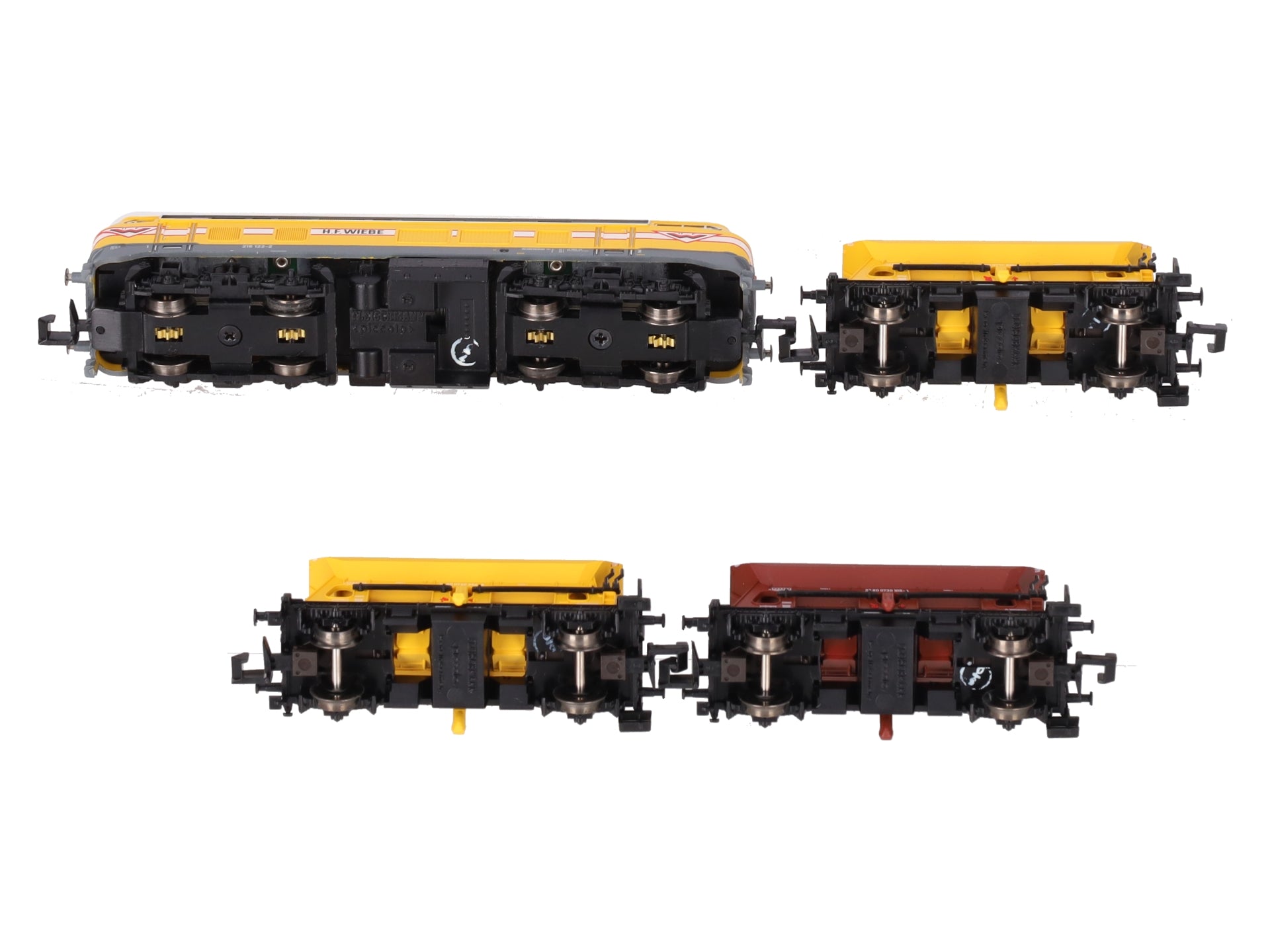 Fleischmann 781006 N Scale HFW Zugset Epoche V Diesel Locomotive Set EX/Box