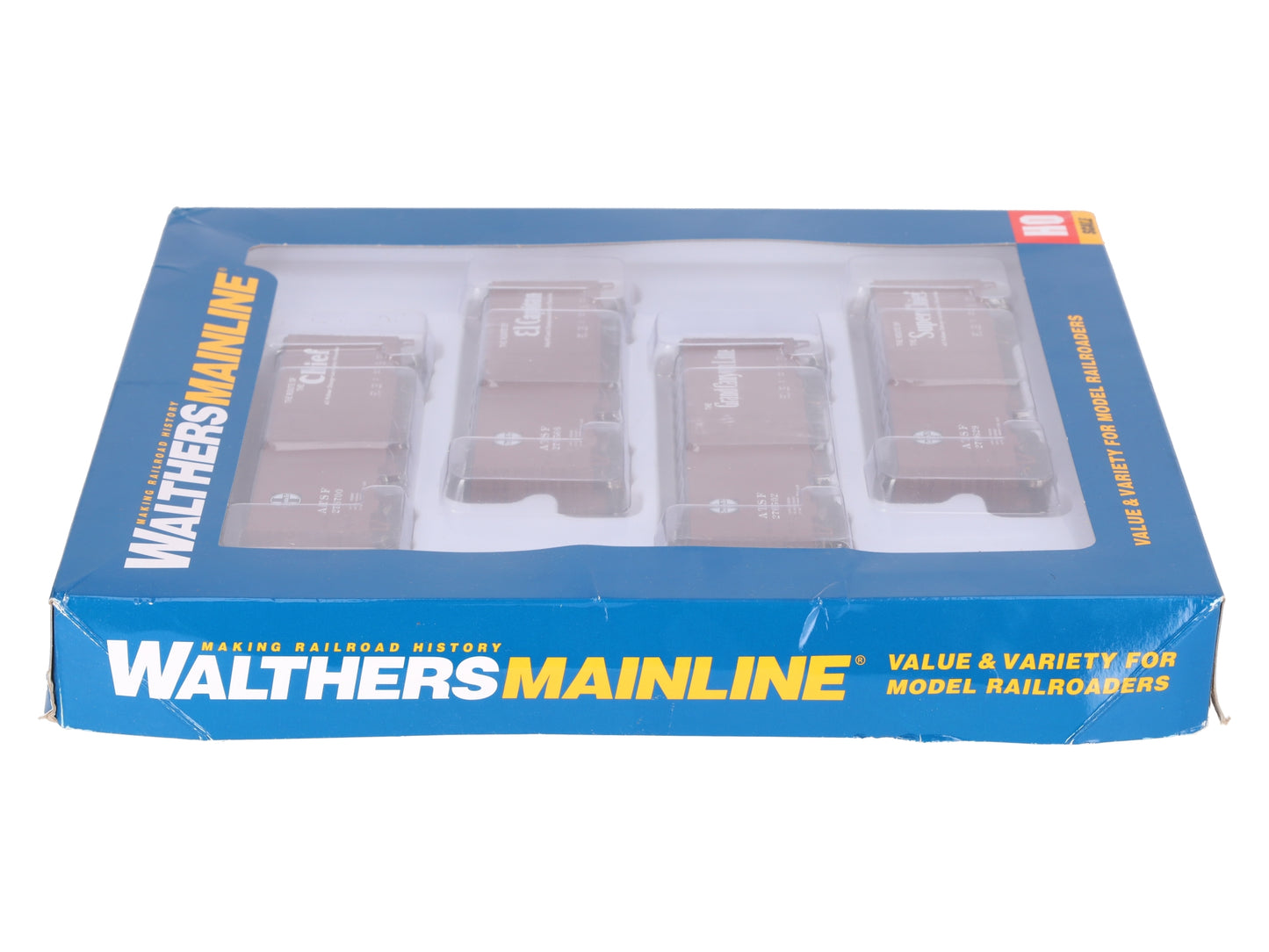 Walthers 910-51400 HO Atchison Topeka Santa Fe Slogan 40' PS-1 Boxcar (Set of 4) LN/Box