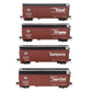 Walthers 910-51400 HO Atchison Topeka Santa Fe Slogan 40' PS-1 Boxcar (Set of 4) LN/Box