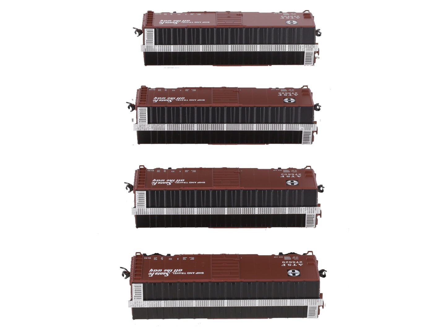 Walthers 910-51400 HO Atchison Topeka Santa Fe Slogan 40' PS-1 Boxcar (Set of 4) LN/Box