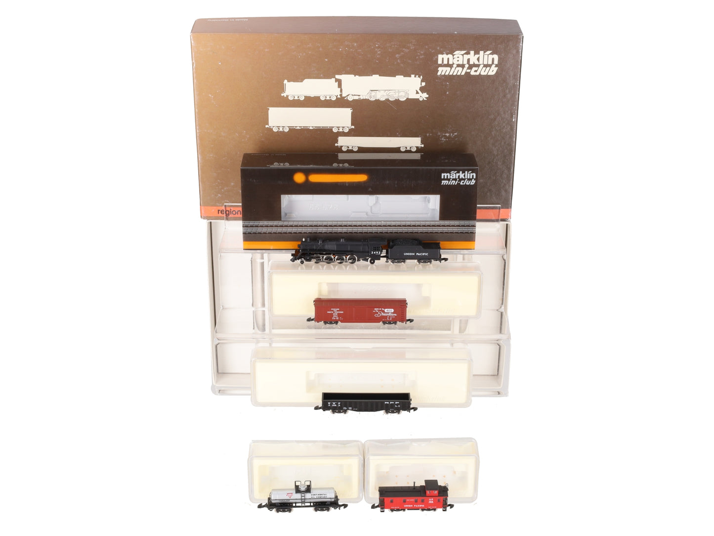 Marklin 8005A Z Scale Union Pacific Regional Steam Freight Train Set EX/Box