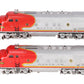 Lionel 2353 Vintage O Santa Fe F-3 AB Diesel Locomotive Set VG